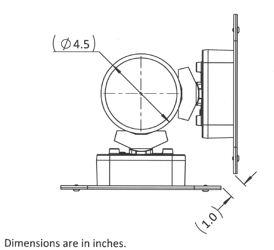 Adapter for Mounting Two iNavigators on a 4 inch Pole