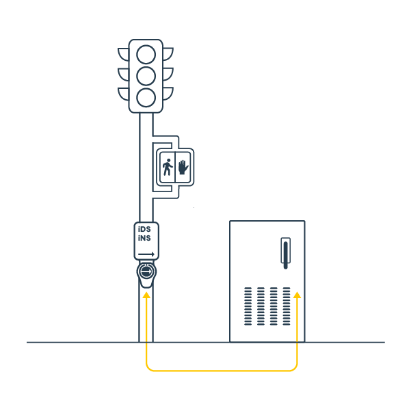 2-wire cabinet-controlled diagram